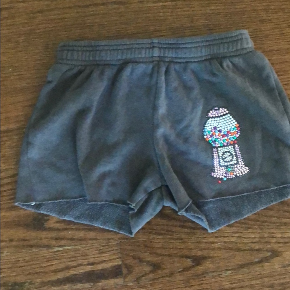Butter bedazzled shorts